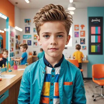 Модные стрижки для мальчиков: Тренды стрижек для мальчиков 5-14 лет в 2025 году